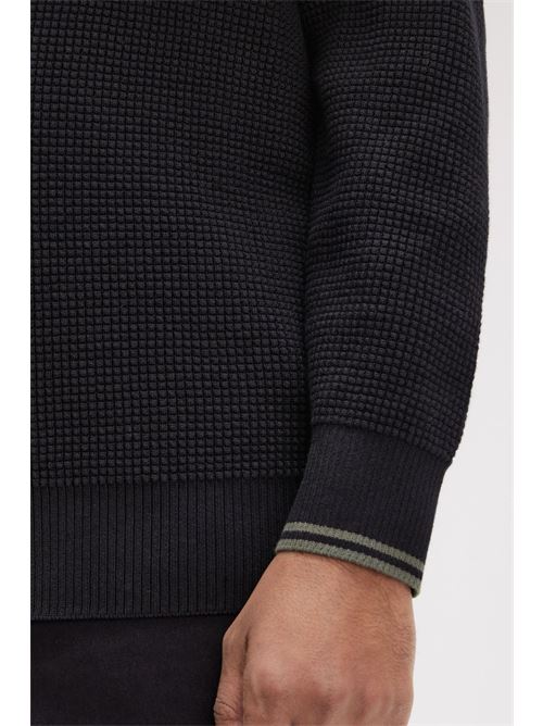 cardigan waffle Fred Perry | K6508102